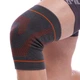 Наколенник бандаж эластичный SIBOTE ST-955 L-XL 1шт серый-оранжевый - изображение 1