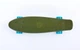 Скейтборд пластиковый Penny RUBBER SOFT TWIN FISH 22in двухцветная дека SK-410-3 (зеленый-синий) - изображение 4