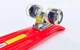 Скейтборд пластиковий Penny LED WHEELS 22in зі світними колесами SK-5672-10 (червоний-чорний) - зображення 4