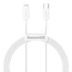 Кабель Baseus Superior Series Fast Charging Type-C to Lightning PD 20W 1m White - изображение 2