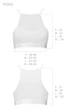 Спортивний топ із прозорою вставкою Passion PS006 TOP M Білий ( SO4244 ) - зображення 8