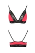 Эластичный топ с кружевом Passion PS001 TOP XL Красный/Чёрный ( SO4186 ) - изображение 9