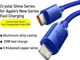 Кабель Baseus Crystal Shine Series Fast Charging Data Cable Type-C to iP 20W 1.2m CAJY000203 Blue - изображение 2