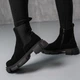Ботинки женские Fashion Hoofy 3846 37 размер 24 см Черный - изображение 2