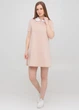 Женское мини платье-трапеция с белым воротничком Подіум 10582-BEIGE S Бежевый - изображение 1