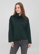 Теплая водолазка свободного кроя темно-зеленого цвета Подіум 28115-DARKGREEN M Зеленый - изображение 1