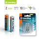 Батарейка ColorWay Alkaline Power AAA/LR03 BL 2шт - зображення 2