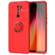Чохол TPU Ring для Xiaomi Redmi 9 бампер з підставкою кільцем Red Без бренду - зображення 1