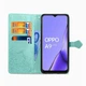 Чехол Vintage для OPPO A9 2020 книжка кожа PU бирюзовый - изображение 4