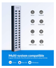 USB хаб Orico BT2U3-16AB USB 3.0 16 портів алюмінієвий з блоком живлення hub концентратор - зображення 2