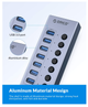 USB хаб Orico BT2U3-16AB USB 3.0 16 портів алюмінієвий з блоком живлення hub концентратор - зображення 5