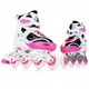 Коньки роликовые (ролики) SportVida 4 в 1 SV-LG0032 Size 35-38 белый/розовый/синий - изображение 8