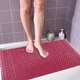 Силіконовий килимок для ванни та душу на присосках Bathlux Червоний - зображення 2