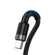 Кабель Baseus Cafule USB Type-C 3A 60W 1.0 м Black/Red (CATKLF-G91) - изображение 5