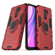 Чехол Iron Ring для Xiaomi Redmi 9 бампер противоударный с подставкой кольцом Red - изображение 1
