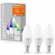 Умная лампочка Osram LEDSMART+ WiFi B40 5W (470Lm) 2700-6500K + RGB E14 (4058075485938) - зображення 1