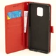 Чехол Idewei для Xiaomi Redmi Note 9 Pro книжка кожа PU с визитницей красный - изображение 4