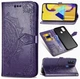 Чехол Vintage для Samsung Galaxy M30s 2019 / M307F книжка кожа PU фиолетовый - изображение 1