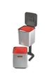 Органайзер для сміття Joseph Joseph Totem 40 л 30x36,6x76 см Сріблястий (30063) - зображення 1