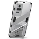 Защитный чехол с подставкой Deexe Bibercas для Xiaomi Poco F4 / Redmi K40S - Silver - изображение 4