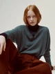 Свитер Uniqlo из мериносовой шерсти XS темно зеленый (421710) - изображение 2
