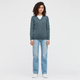 Свитер Uniqlo из мериносовой шерсти XS темно зеленый (421710) - изображение 5