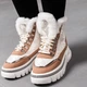 Ботинки женские Fashion Bailey 3384 36 размер 23 см Бежевый - изображение 5