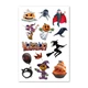 Стікерпак Helloween (наліпки на Хелловін, А5 формат, 4 листи) - изображение 2