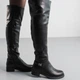 Ботфорти жіночі зимові Fashion Arabella 3855 37 розмір 24 см Чорний - зображення 5