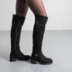 Ботфорты женские зимние Fashion Raven 3841 36 размер 23,5 см Черный - изображение 4
