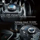 FM-трансмиттер модулятор UKC MP3 H26 BX6 Bluetooth громкая связь + AUX - изображение 2
