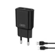 Зарядне мережеве XO L92C (2USB 2.4A) Micro USB Чорний - изображение 1