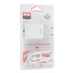 Зарядне мережеве XO L85D (1USB/QC3.0/3A/18W) Micro USB Білий - изображение 2