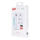 Зарядне автомобільне XO TZ08 (2USB 2.1A) Type-C Білий - изображение 2
