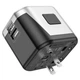 Мережевий зарядний пристрій Hoco AC5 Level 2USB+Socket - Black - зображення 3
