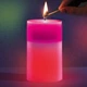 Магическая свеча-светильник Candled Magic с настоящим пламенем и встроенной подсветкой, изменяющей цвет RGB (GY7741128) - изображение 3