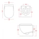 Унітаз підвісний Artceram File 2.0 Rimless з кришкою SoftClose, білий (FLV004 01; 30_FLA014 01) - зображення 7