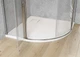 Піддон для душової кабіни CERSANIT СЕТ B185 Tako Slim 90x90x4см напівкруглий акриловий із сифоном білий SZEZ1002876661 - зображення 4