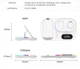 Док-станція з годинником та LED підсвічуванням STR 4 in 1 (для iPhone/Apple Watch/AirPods/USB) - White - зображення 5
