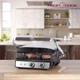 Электрический контактный гриль Profi Cook PC‑KG 1029, 2000Вт, регулируемый термостат, съемные панели, барбекю‑открытие 180° - изображение 3