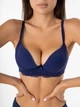 Комплект Moor Moor Mindal 2104 Бюстгальтер Push-up и Труски Слип 2104 Синий 75В/S (28134) - изображение 2