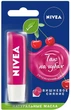 Бальзам для губ "Фруктовое сияние. Вишня" - Nivea Lip Care Fruity Shine Cherry Lip Balm 4.8g (29669-683) - изображение 2