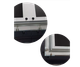 Проекционный экран натяжной на раме ALR LedProjector Grey Crystal, 100" (Grey-Crystal-100"_10350) - изображение 9