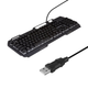 Клавиатура и мышь JEQANG JK-968 USB кабель 1,4 м подсветка черный (ЦЦУ-00033924_411) - изображение 5