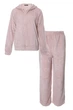 Піжама жіноча Pretty You London Chevron тепла англійська люксова з капюшоном на подарунок XL-2XL Рожевий (5056372016373) - изображение 4
