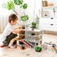 Детский гараж-парковка NestWood с лифтом Mini желтый (kdp003j) - изображение 2