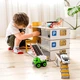 Детский гараж-парковка NestWood с лифтом Mini желтый (kdp003j) - изображение 3