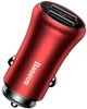 Автомобильное зарядное устройство Baseus Gentleman 2USB 4.8A Красный (CCALL-GB09) - изображение 1
