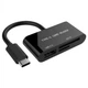 Считыватель флеш-карт Gembird Type-C SD/TF + USB2.0 (UHB-CR3-02) - изображение 1