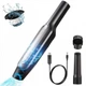 Пилосос автомобільний Car vacum cleaner з акумулятором чорний ws53218-1 - зображення 1